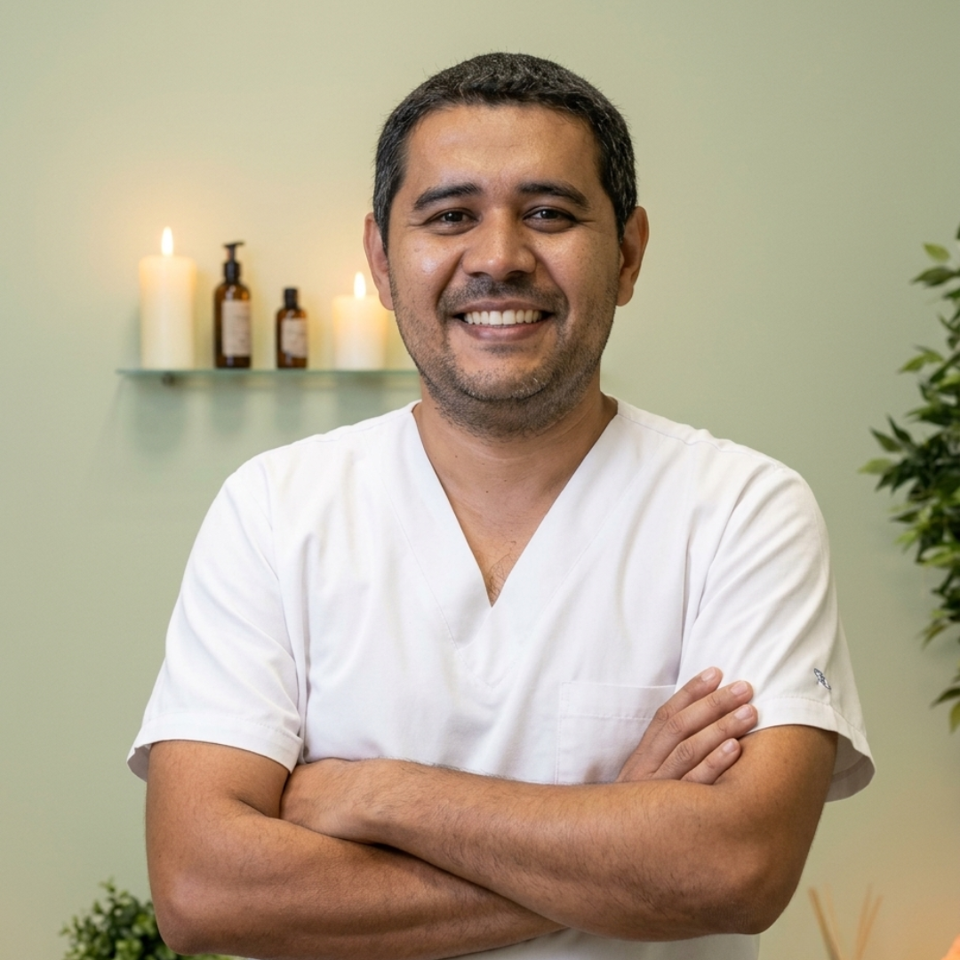 Valdenir Gomes, massoterapeuta em Bauru